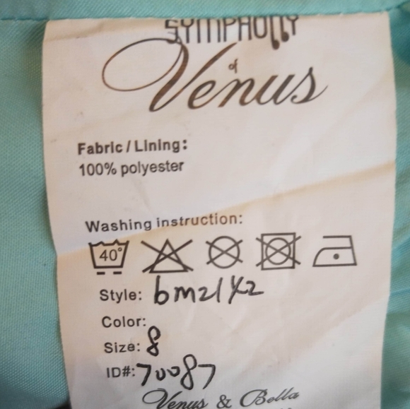 Blue * Long * Lace * Flowy * Gown * Symphony&Venus - Picture 6 of 6